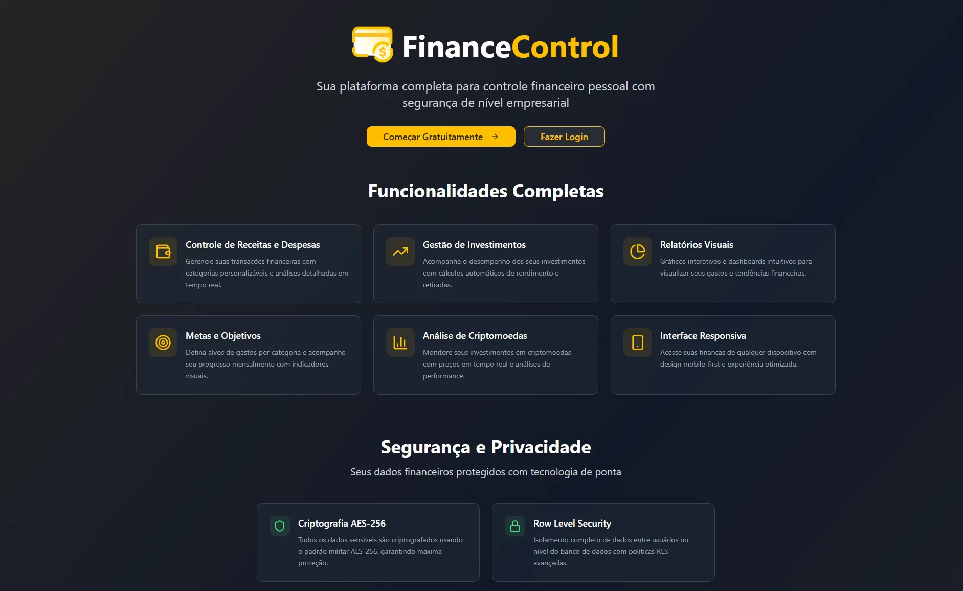 Prévia Finance Control